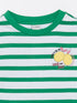 LC Waikiki Crew Neck Striped Short-Sleeve Girl's Crop T-Shirt